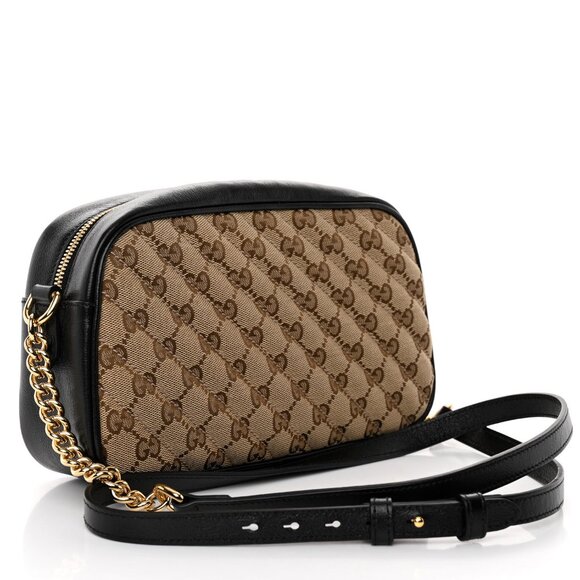 Gucci Monogram Matelasse Diagonal Small GG Marmont Chain Shoulder Bag - Picture 13 of 13